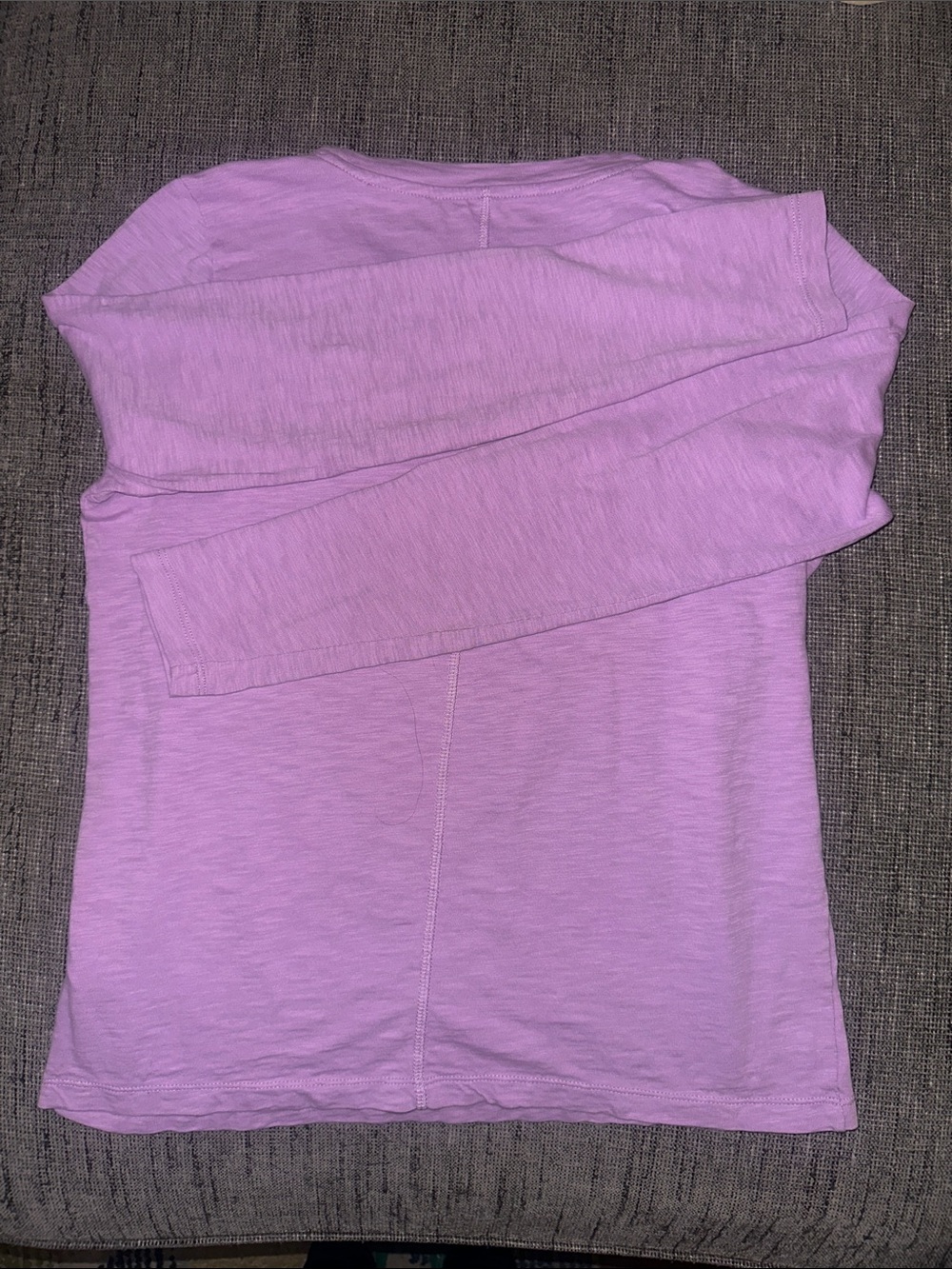 J. Crew Lavender Girlfriend Tee Crewneck - Picture 5 of 5